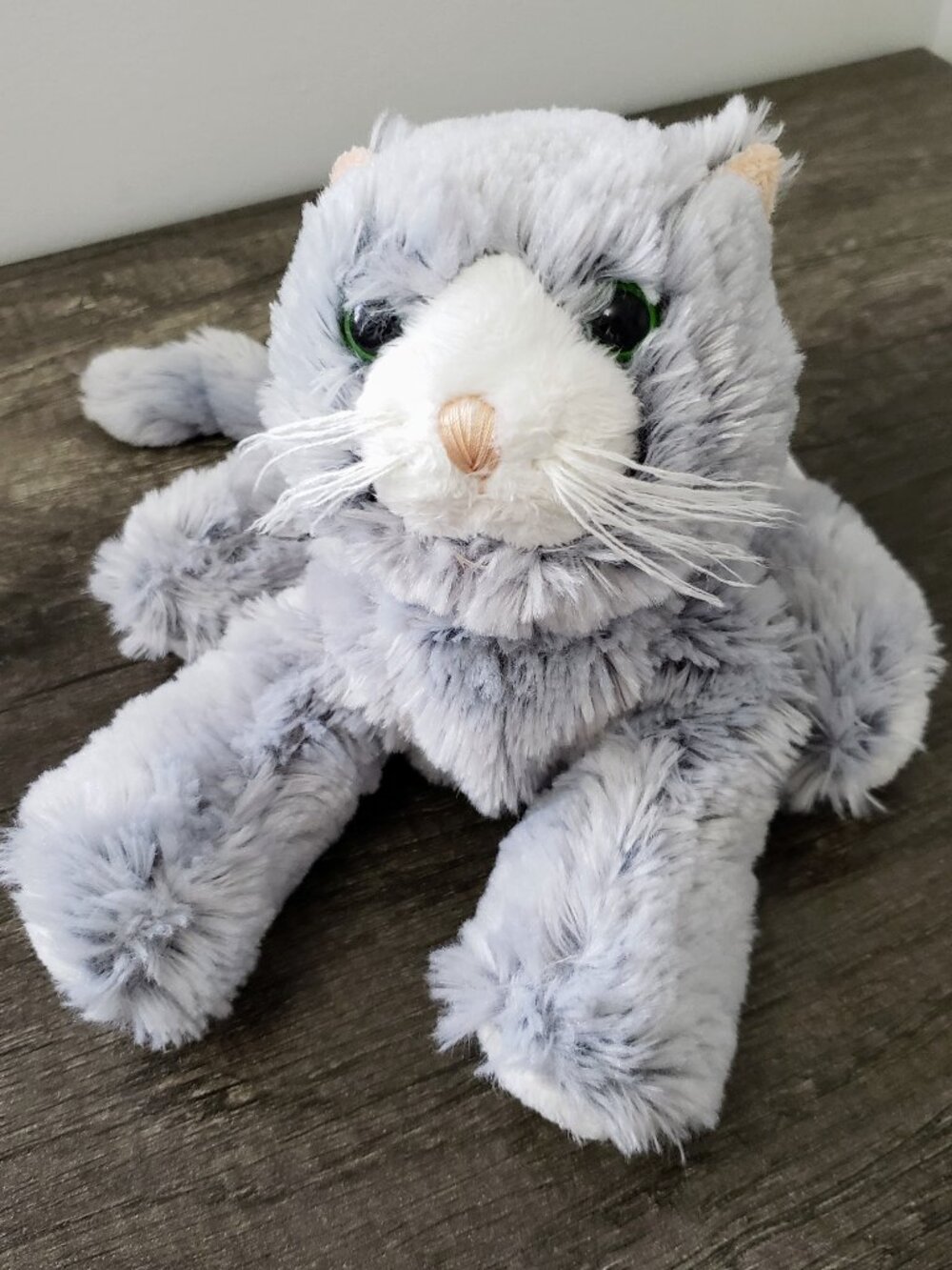 Ganz Webkinz Silversoft Cat HM222 Gray Kitten Plush Stuffed Animal
